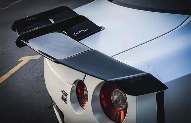 Carbon Fiber KUHL STYLE Rear Spoiler Wing - Nissan GTR R35 2008-2018.