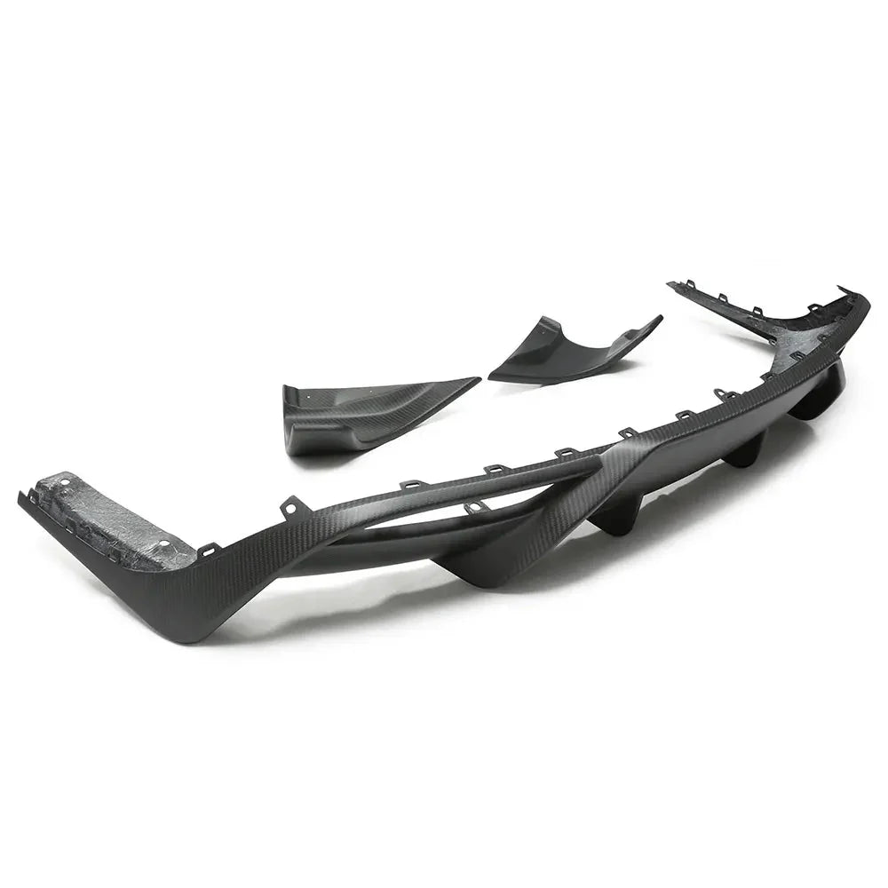Prepreg Carbon Fiber Rear Diffuser - Tesla Model 3 Highland.