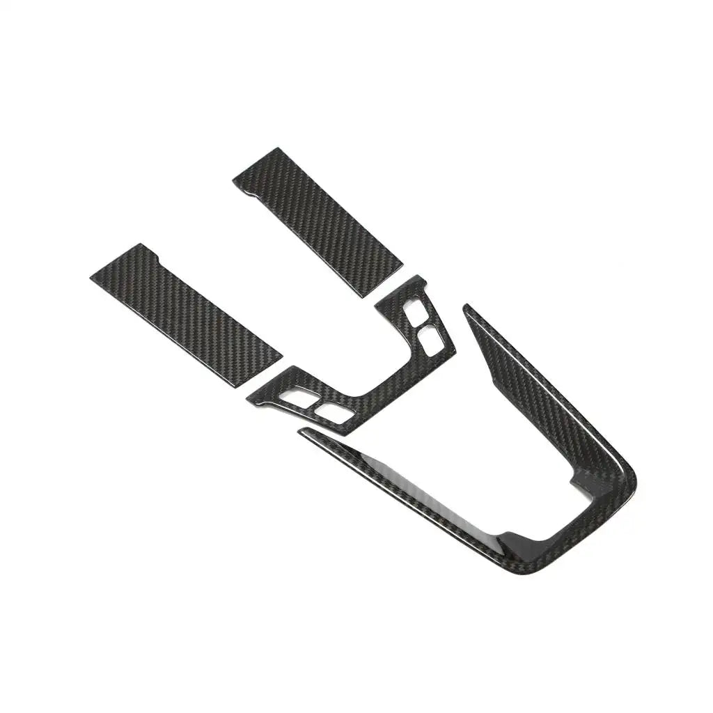 Prepreg Carbon Fiber Interior Center Console Trim Kit - Porsche Carrera 4 4S/Turbo S/Carrera 4 GTS 4S/Targa GTS 4S Coupe 2-Door 2019-2022.