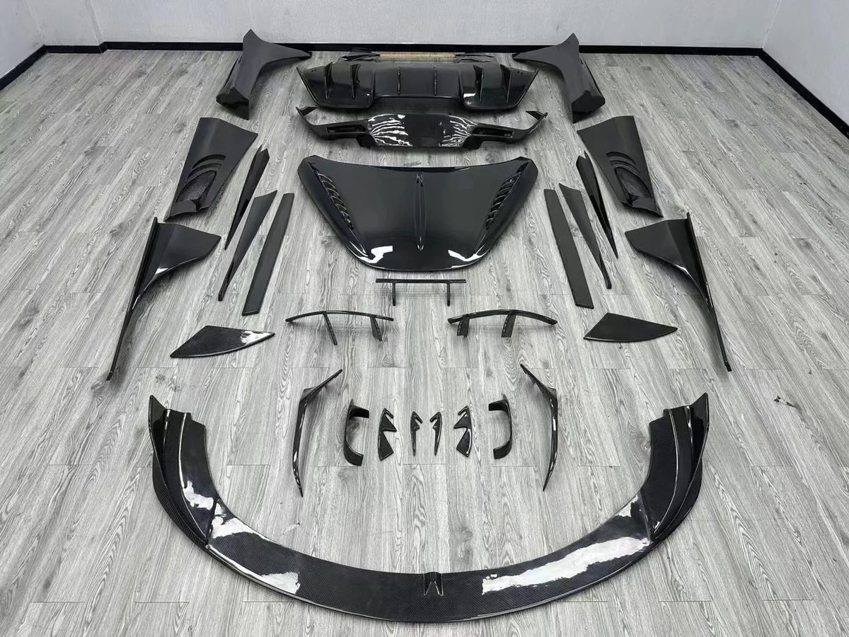 T Style Dry Carbon Fiber Full Body Kit - McLaren 720S.