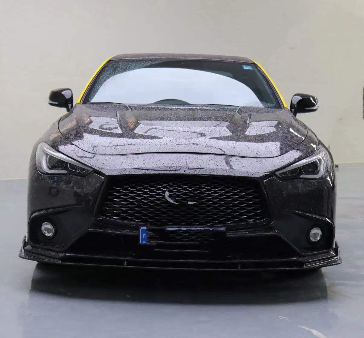 Carbon Fiber Fiber Front Bumper - Infiniti Q60.