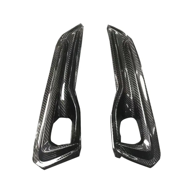 Carbon Fiber Fog Lamp Cover - Infiniti Q60 Sport.