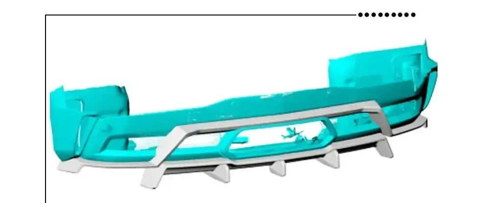 Carbon Fiber Rear Diffuser - Chevrolet Corvette C8 Z06.