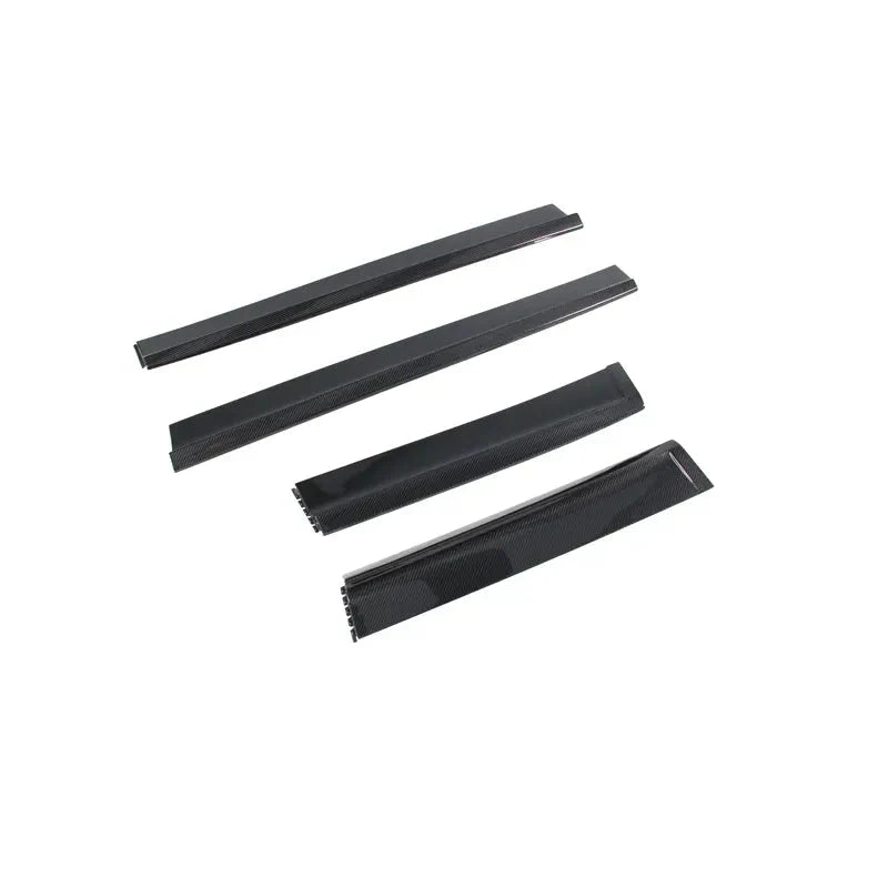 Paktechz Dry Carbon Fiber Body Kit Lower Door Guard Molding Trims - Porsche Cayenne 9Y0 Coupe 9Y3.