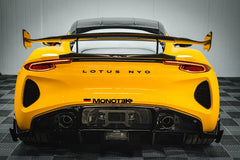 MT Style Dry Carbon Fiber Rear Spoiler Wing - Lotus Emira 2022-2024.