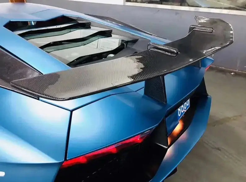 SV Style Carbon Fiber Wing - Lamborghini Aventador.