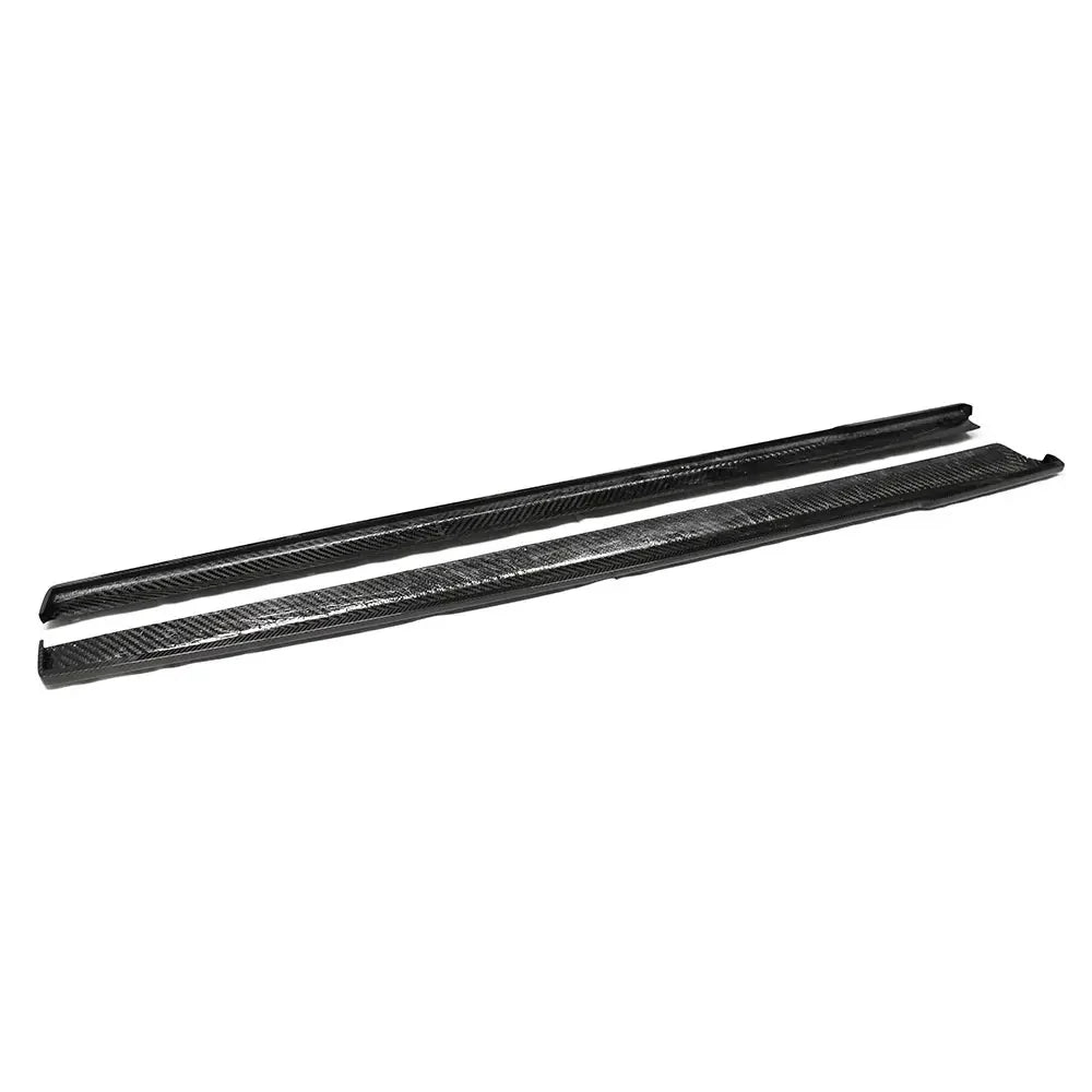 Prepreg Carbon Fiber C Style Side Skirt extension - Tesla Highland Model 3.