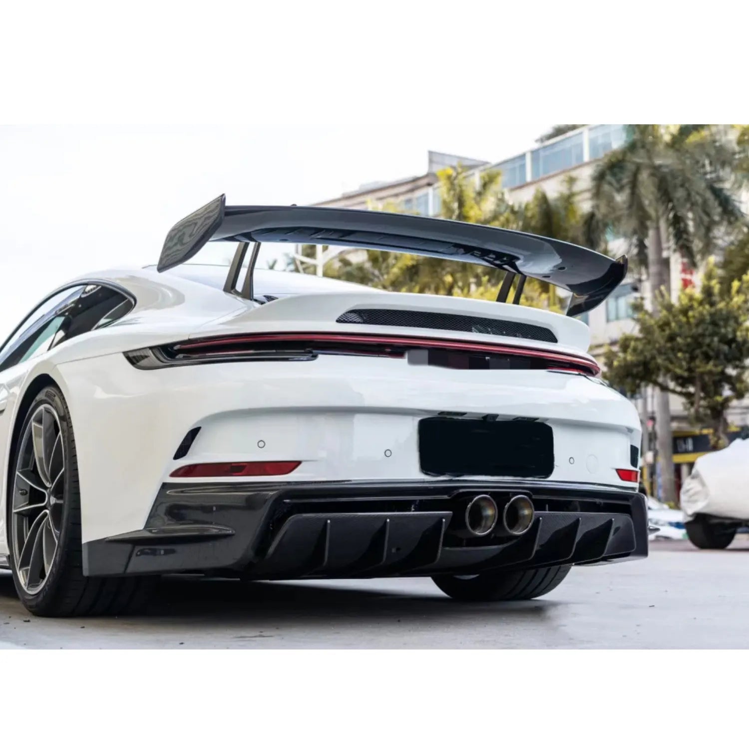 Dry Carbon Rear Diffuser -  Porsche 992 GT3 Carrera S.