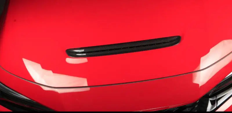 Carbon Fiber Hood Vent Trim - Honda Civic Type R FL5.