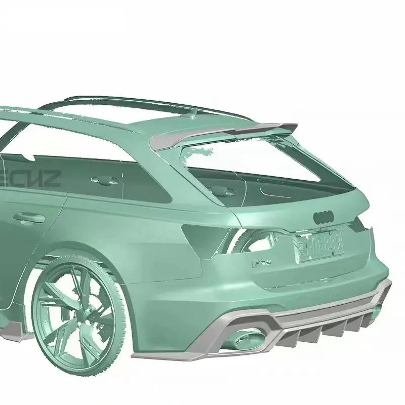 Paktechz Prepreg Carbon Fiber Rear Roof Spoiler -  Audi RS6 C8.