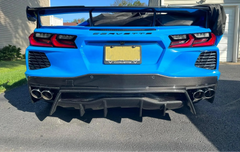 Dry Carbon Fiber Diffuser V3 - Corvette C8.