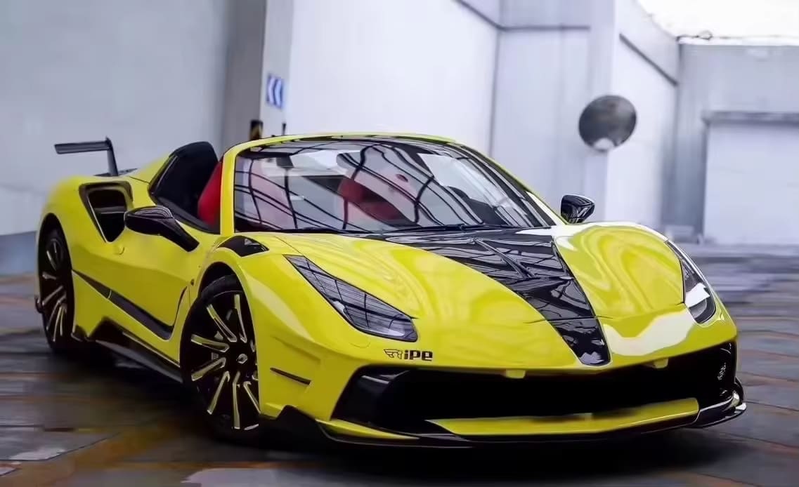 Carbon Fiber M Style Aerodynamic Full Body Kit - Ferrari 488 GTB 2015-2018.