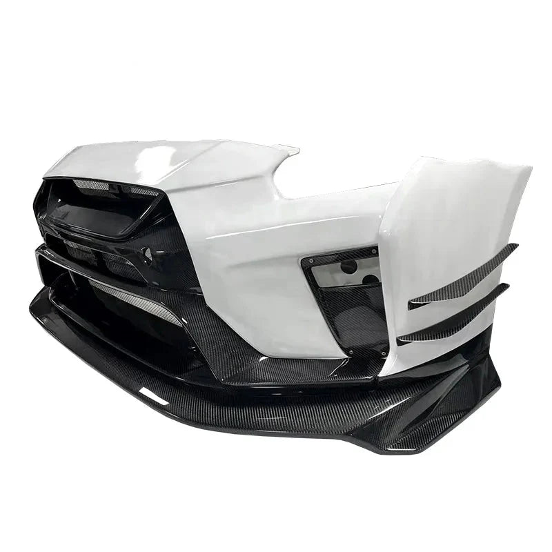 Carbon Fiber VRS Style Front Bumper w/ Front Lip - Nissan GTR R35.