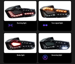 GTS Dragon Scale Taillights V4 plug n play  - BMW F30 3 series / F80 M3.