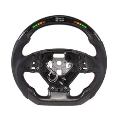 LED Half Carbon Fiber Steering Wheel for Chevrolet Corvette C7.