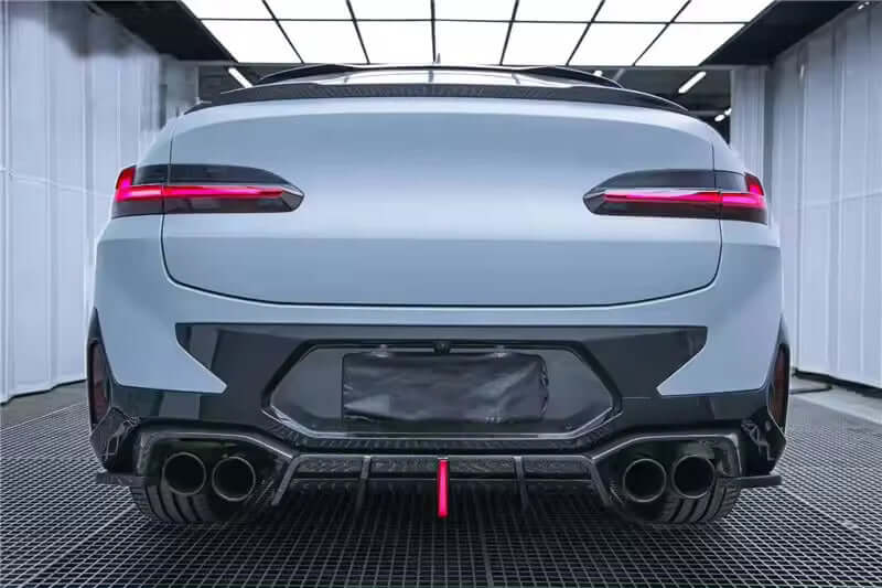 Carbon Fiber Rear Diffuser w/ LED - BMW X3M F97 X4M F98.