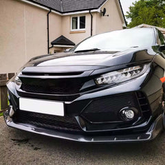 OEM Style Carbon Fiber Front Lip - Type R FK8.