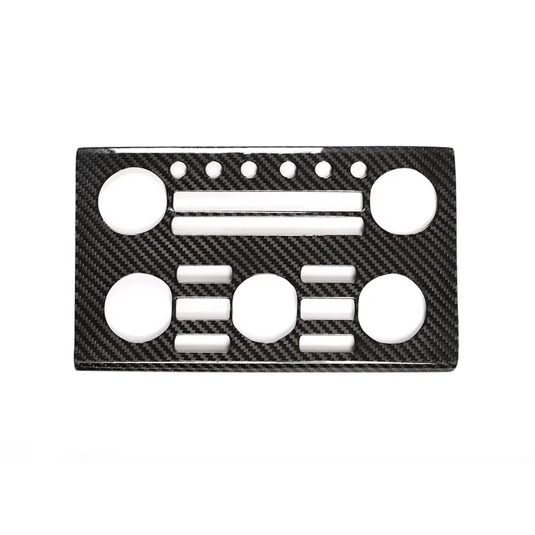 Carbon Fiber Interior Climate and Volume Button Control Panel Trim - Nissan GTR R35 2008-2016.