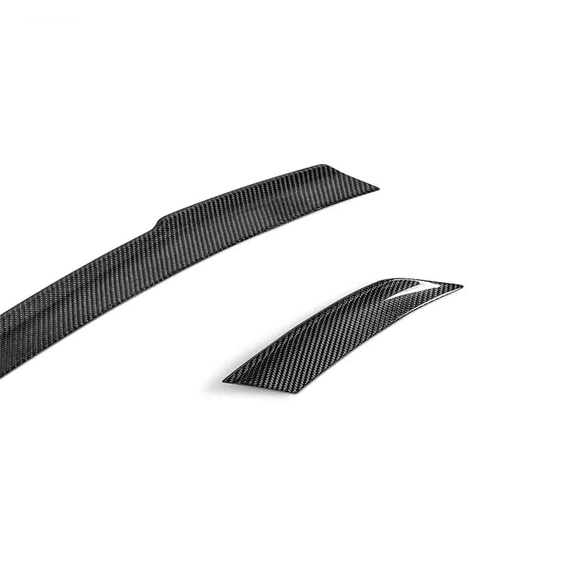 Dry Carbon Fiber Rear Ducktail Trunk Spoiler - Porsche Taycan 4S.