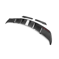 Paktechz Prepreg Carbon Fiber Rear Bumper Diffuser w/ LED & Side Canard - Mercedes Benz W117 C117 CLA220 CLA250 CLA260 CLA45 2013-2018.