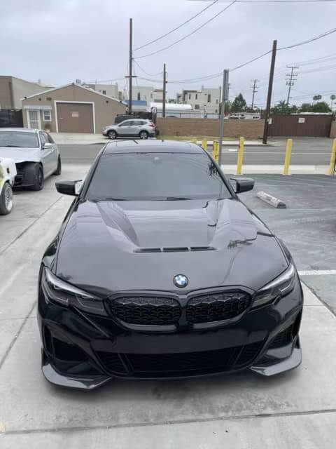 CS Style Carbon Fiber Fiber Hood Bonnet - BMW G20 3 Series.