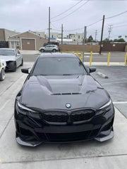 CS Style Carbon Fiber Fiber Hood Bonnet - BMW G20 3 Series.