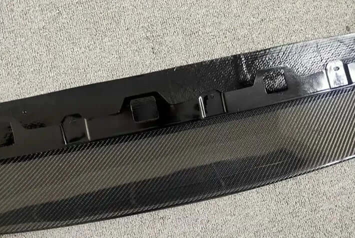 TS-Style Carbon Fiber Car Front Lip Diffuser - Nissan GTR R35 2017-2019.