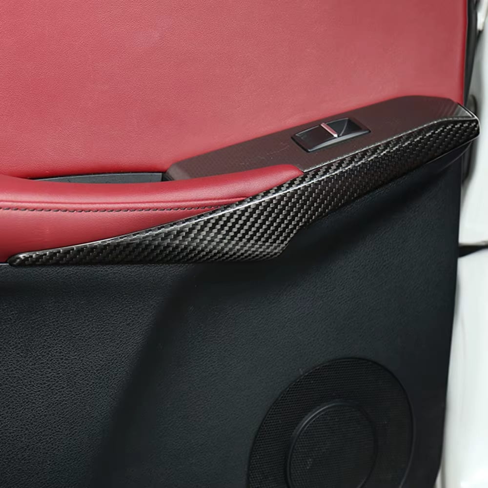 Carbon Fiber Interior Door Panel Trim Set -  Lexus IS 300 350 IS250 200t 350F F Sport 2013-2019.