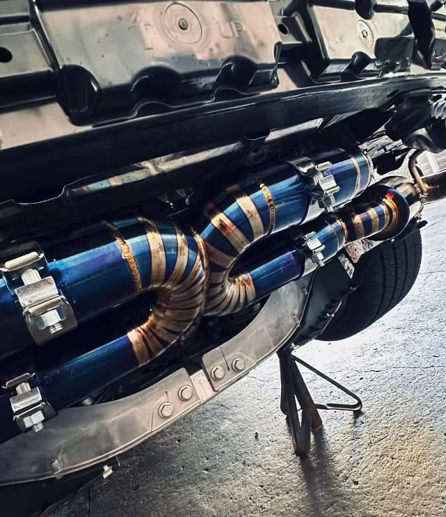 Titanium Full Valved Exhaust - 2020 - 2024 Corvette C8.