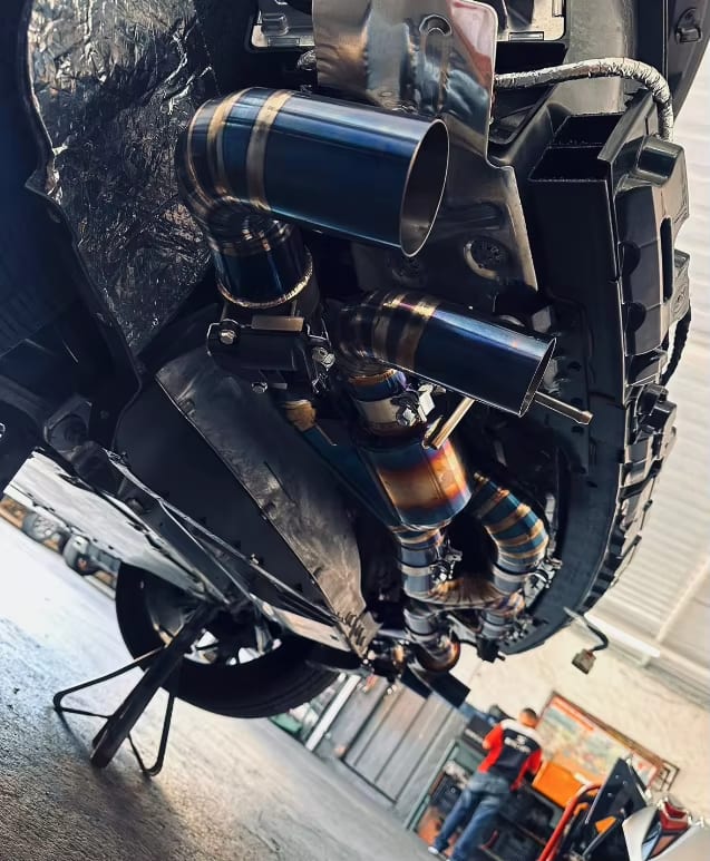 Titanium Full Valved Exhaust - 2020 - 2024 Corvette C8.