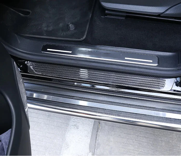 Carbon Fiber Threshold Panel Anti-scratch Door Sill - Mercedes-Benz G-Class 2019-2023.