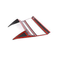 Carbon Fiber Interior  Center Console CD Button Panel Frame Trim Cover - BMW 8 Series G14 G15 G16 2019-2023.