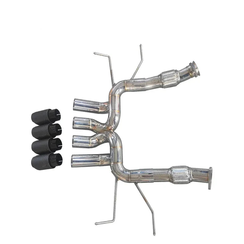 Performance Full straight pipe catback Exhaust - Chevrolet corvette C8 Z06.