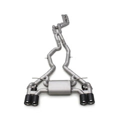 Titanium Valved Equal Length Exhaust Midpipe Exhaust System - BMW M2C/M2 Competition F87 3.0T 2018-2023.