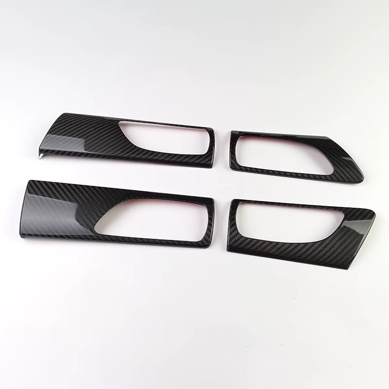 Carbon Fiber Car Interior Door Handle Panel Trim - Lexus IS IS250 IS300h IS350 F Sport 2014-2018.