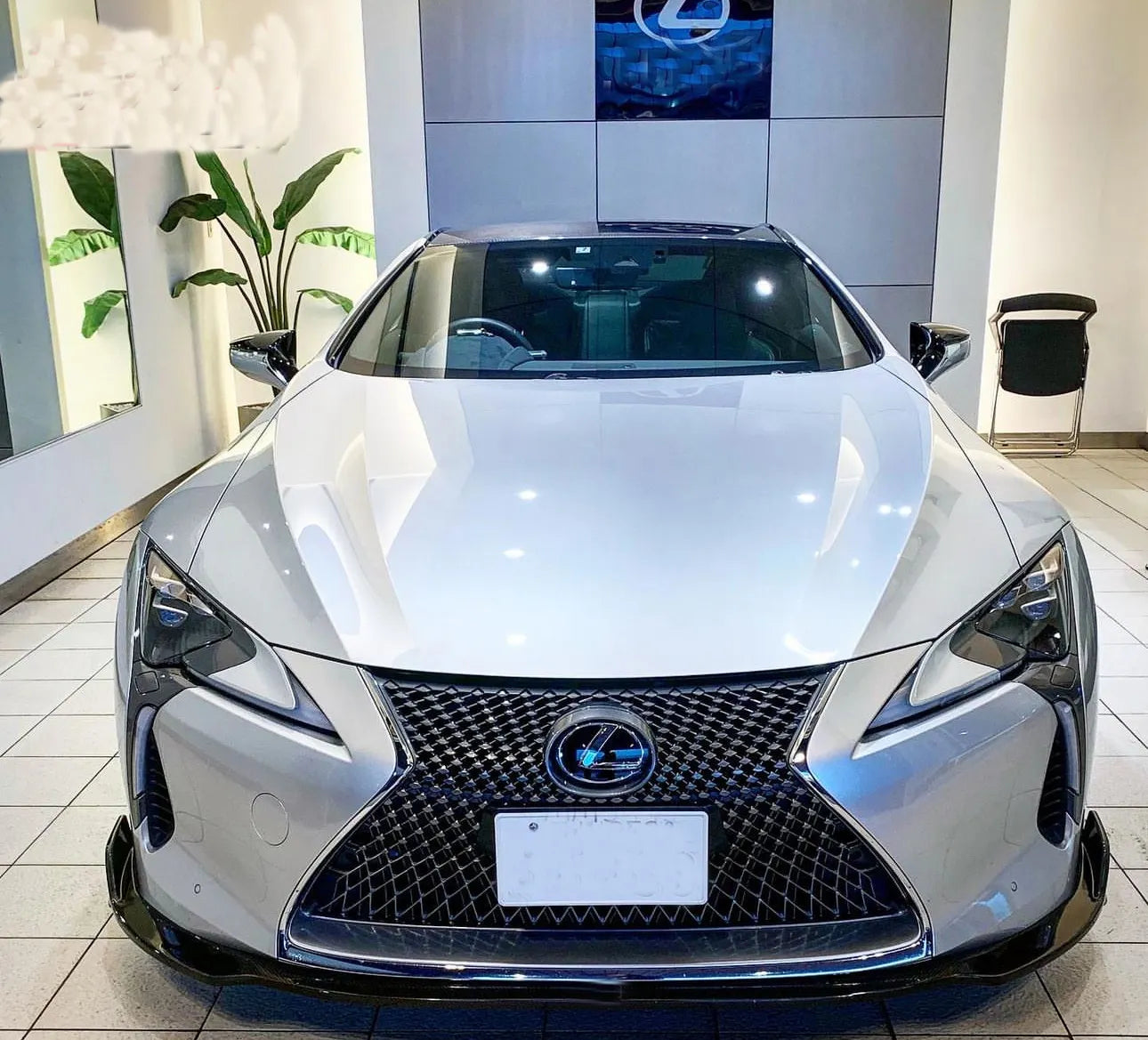 Carbon Fiber T Style Front Lip - Lexus LC500 LC500H.