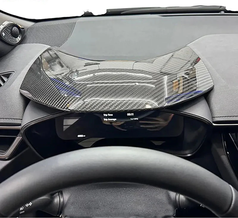 Carbon Fiber Interior Trim Upper Dashboard Meter Cover - Toyota GR Corolla.
