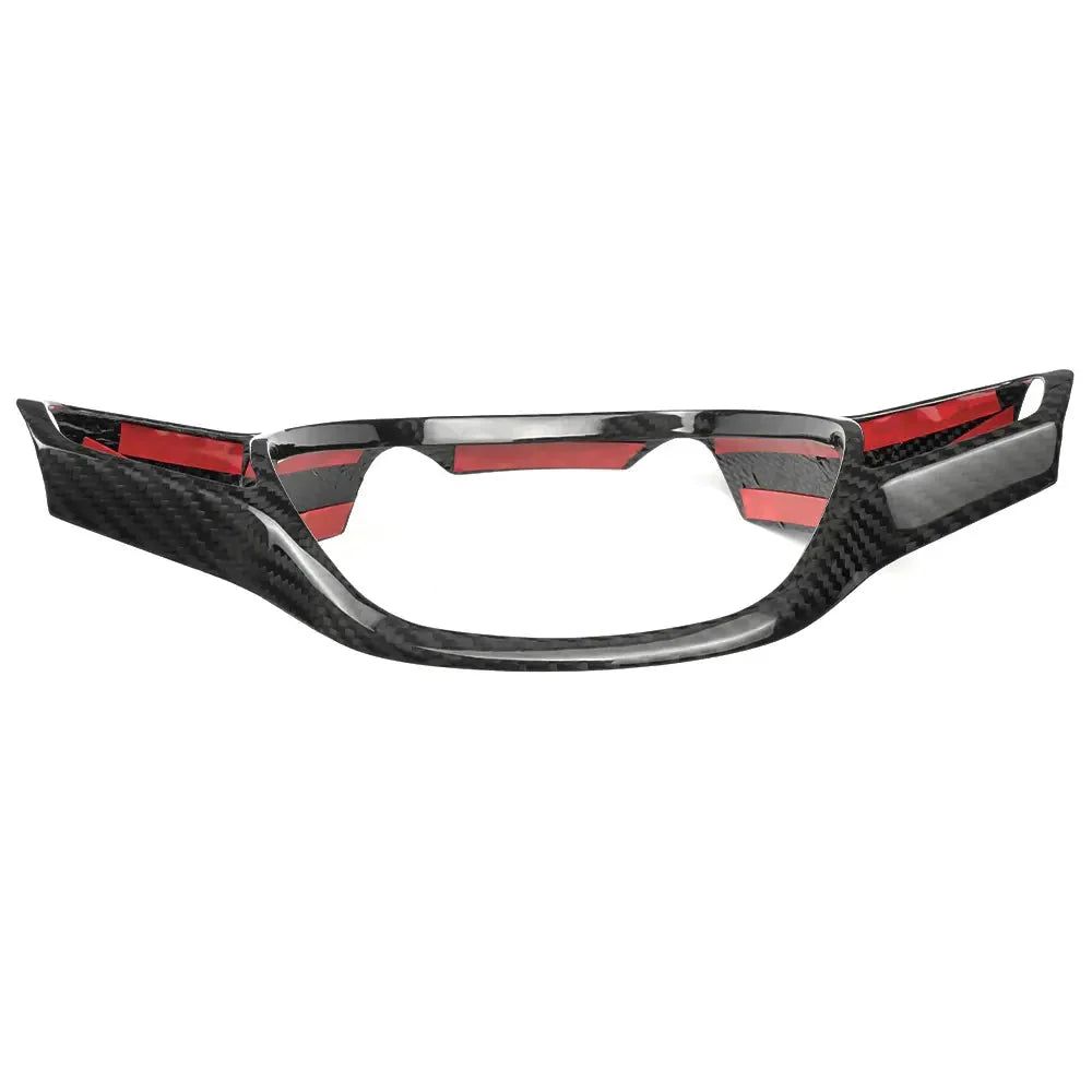 Carbon Fiber Steering Wheel Cover Frame Interior - Acura Integra A-Spec Type S 2023+.