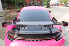 Carbon Fiber GT3 Style Carbon Fiber Wing & Base - Porsche 911/992.