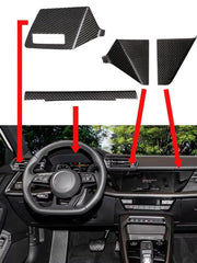 Pre-Preg Carbon Fiber Interior Trims Complete Set (14pc) - Audi A3/S3/RS3 8Y