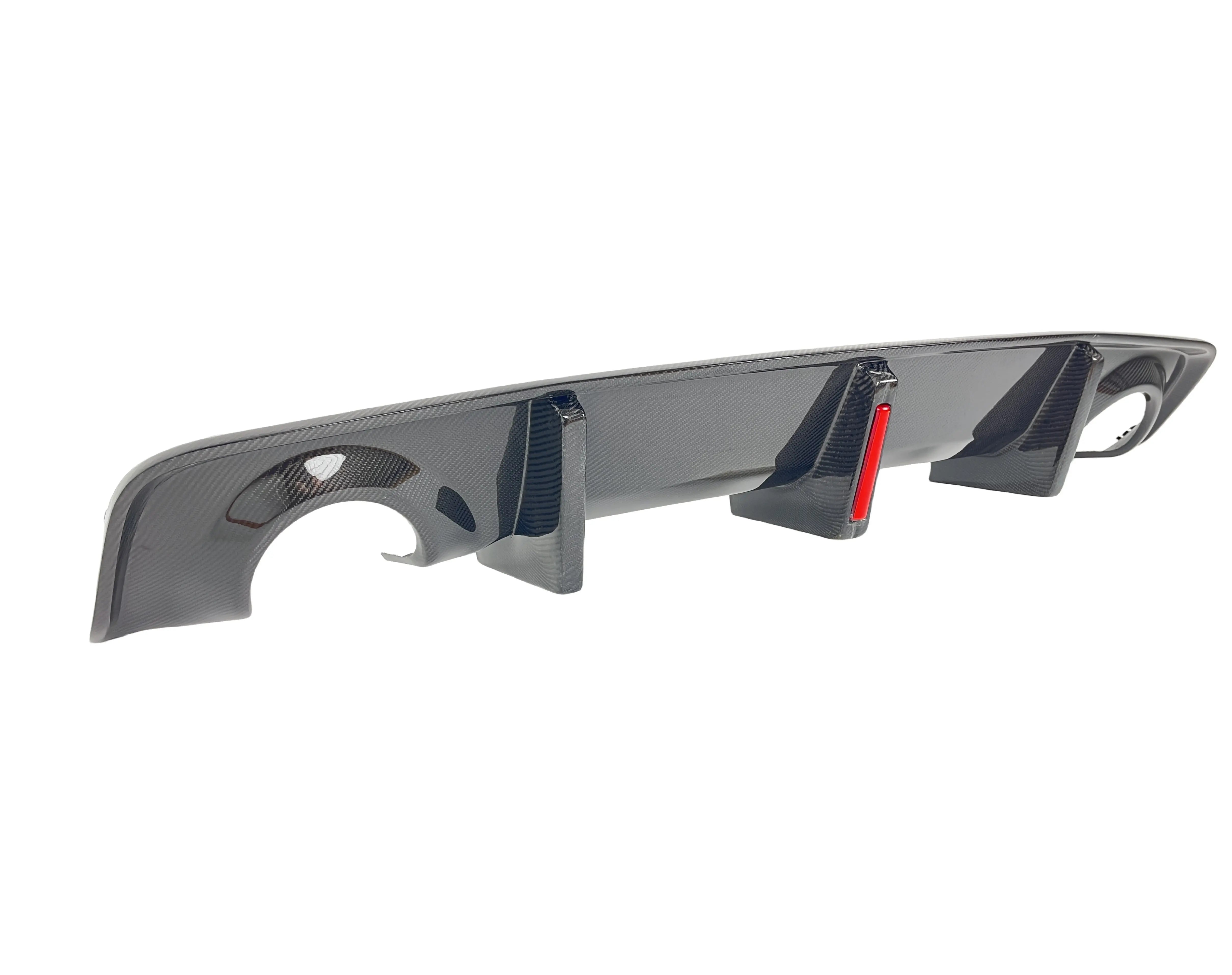 Carbon Fiber Rear Diffuser W/Led - 2020-24 Dodge Charger Widebody.