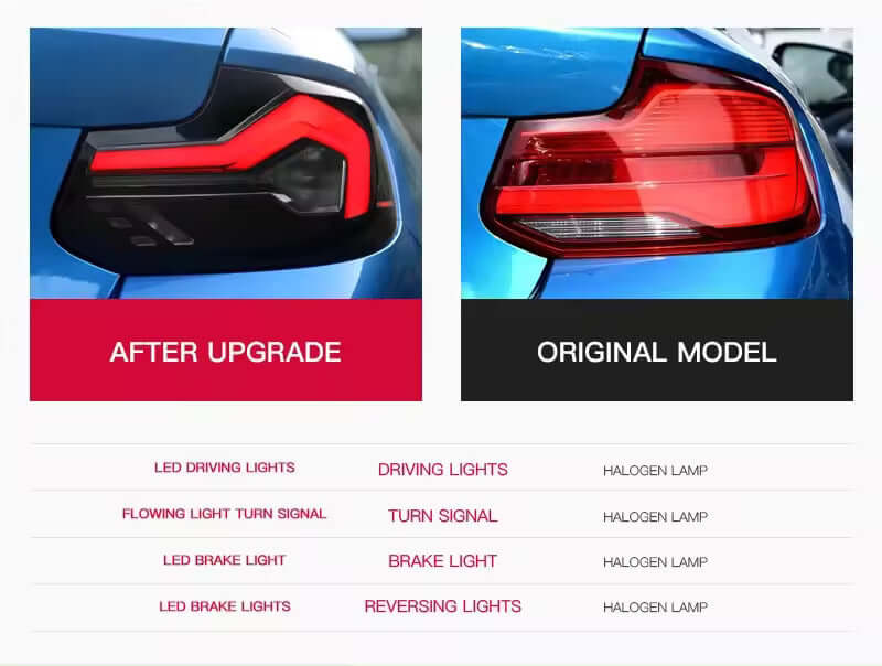 G87 Style Sequential Taillights - BMW F87 M2 & F22 2 Series.