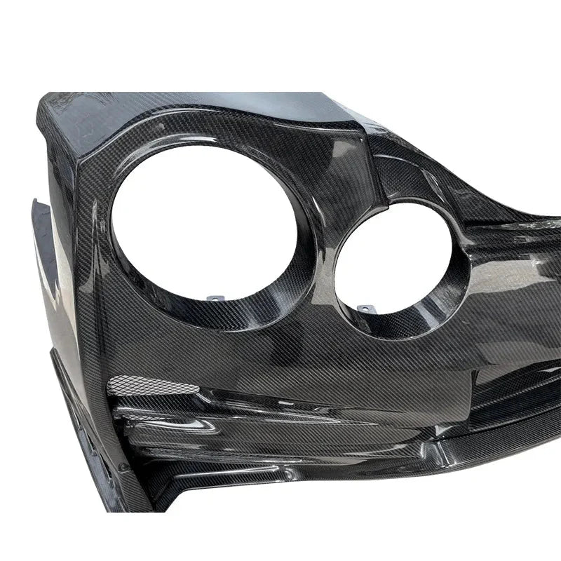 T Spec Style Carbon Fiber Rear Bumper w/ carbon Fiber Diffuser - Nissan R35 GTR.