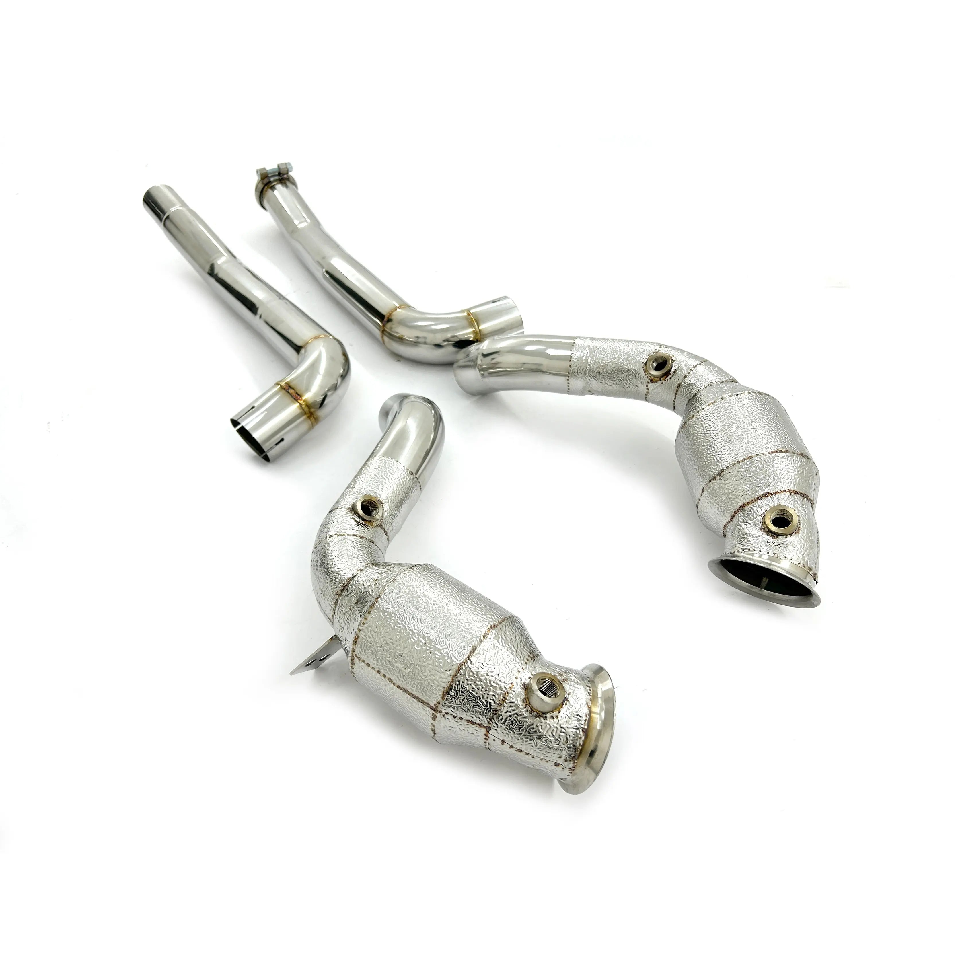 Sport Downpipes w/ HeatShield - Mercedes-Benz AMG GT GTC GTR GTS 4.0T.