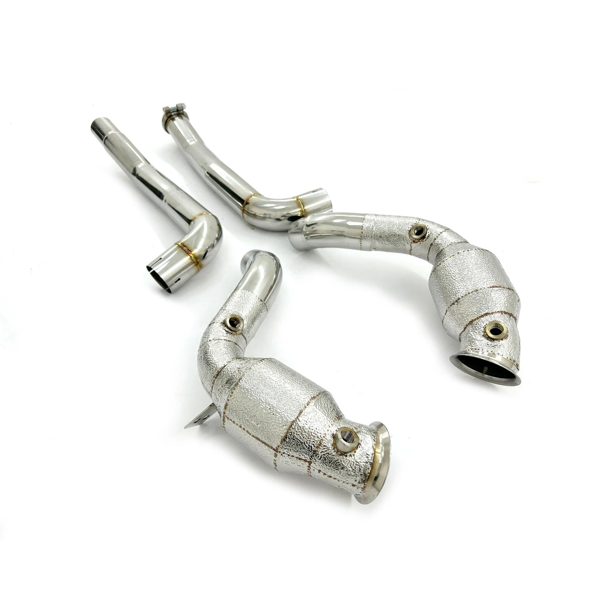 Sport Downpipes w/ HeatShield - Mercedes-Benz AMG GT GTC GTR GTS 4.0T.