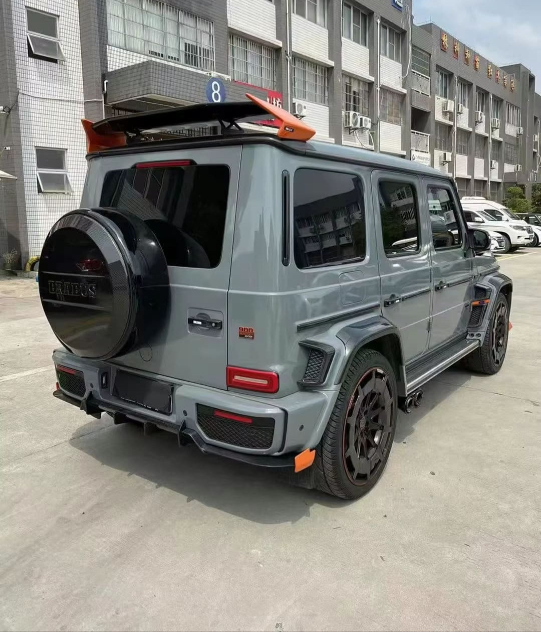 Full B900 Rocket Style Dry Carbon Fiber Body Kit Conversion upgrade - Mercedes-benz G-class G63 W464.