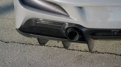 N Style Carbon Fiber Rear Diffuser - Ferrari F8 Tributo.