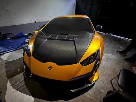 Tecnica Style Carbon Fiber Front Hood - Lamborghini Huracan LP580 LP610 EVO.