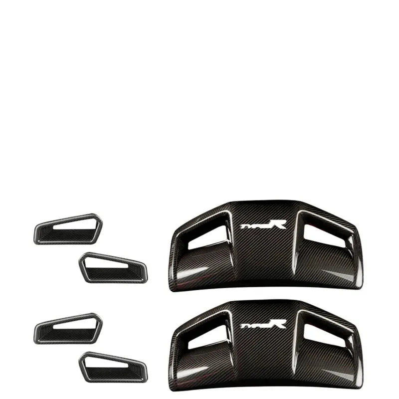 Prepreg Carbon Fiber Seatback Cover Trim - Honda Civic Type R FL5 Gen 11th.