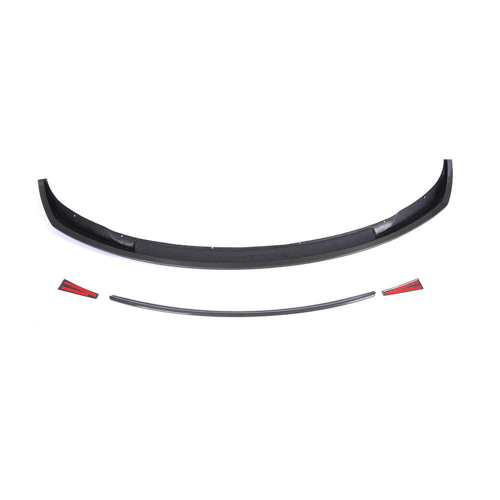 Carbon Fiber Front Lip for Tesla Model 3.